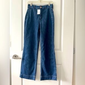 J Crew wide leg jeans